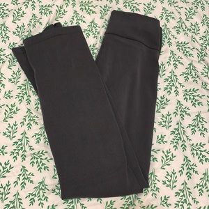 Lululemon Brushed Softstreme Ribbed Zip Flared Pant 32.5” - Black size 6